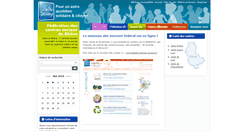 Desktop Screenshot of centres-sociaux-rhone.com